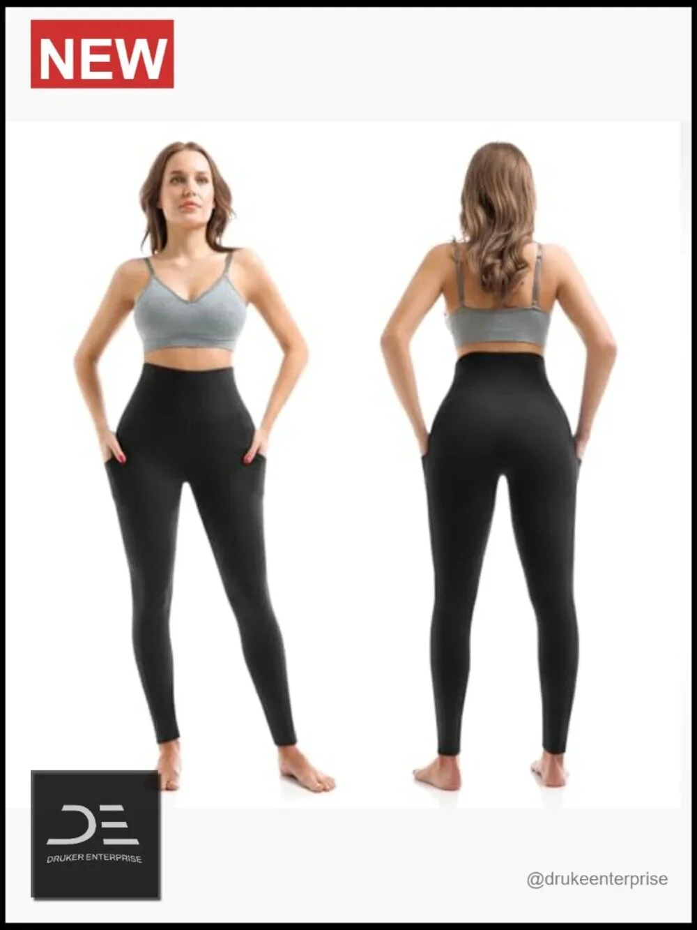 High Waisted Leggings with Pockets Full Length Buttery Soft Stretchy Yoga Pants
